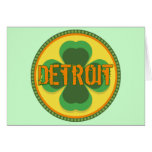 Detroit Irish T-shirts and Gifts Greeting Cards