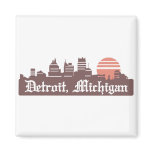 Detroit Linesky Magnet