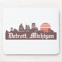 Detroit Linesky Mouse Mats