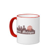 Detroit Linesky Mugs