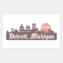 Detroit Linesky Sticker