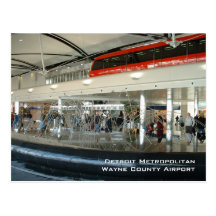Detroit Metropolitan Wayne Country Airport Post Cards