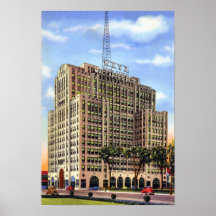 Detroit Michigan Maccabee Building WXYZ Posters