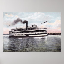 Detroit Michigan SS Columbia Posters