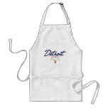 Detroit Script Apron