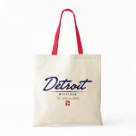 Detroit Script Canvas Bag