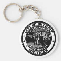 Detroit Seal Key Chain