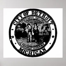 Detroit Seal Print