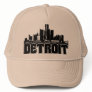 Detroit Skyline Mesh Hats