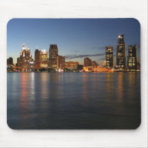 Detroit Skyline Mouse Mats