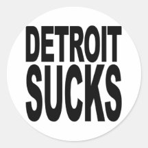 Detroit Sucks Stickers