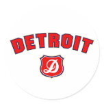 Detroit Throwback Stickers