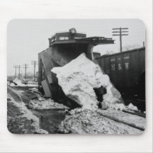 Detroit Toledo & Ironton Railroad Snow Plow Mouse Pad
