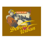 Detroit Urban T-shirts and Gifts Postcard