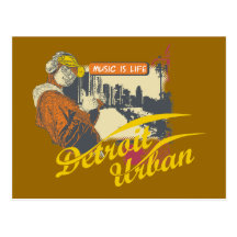 Detroit Urban T-shirts and Gifts Postcard