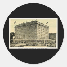 Detroiter Hotel Woodward Ave, Detroit, Michigan Sticker