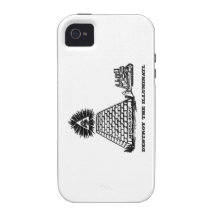 Détruisez la caisse de l'iPhone 4 d'Illuminati Coques Vibe iPhone 4