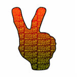 Deuces Red Keychain Photo Cut Out