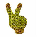 Deuces Yellow Keychain Cut Out