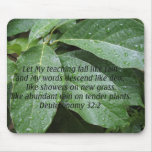 Deuteronomy 32:2 mouse pads