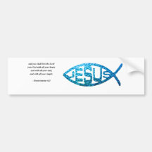 DEUTERONOMY 6:5 BUMPER STICKERS