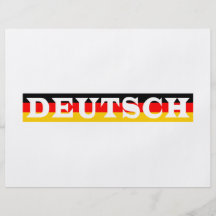 Deutsch Bedruckte Flyer