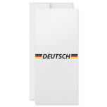 deutsch icon personalized rack card