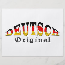 Deutsch - Original Bedruckte Flyer