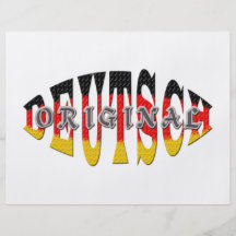 Deutsch - Original Flyerbedruckung