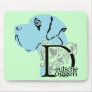 Deutsche Doggen Kopf D Text Mouse Pads