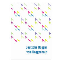 Deutsche Doggen Visitenkarten