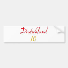 Deutschland 10! bumper sticker