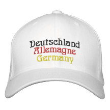 Deutschland Allemagne Germany - Deutschland Embroidered Baseball Cap