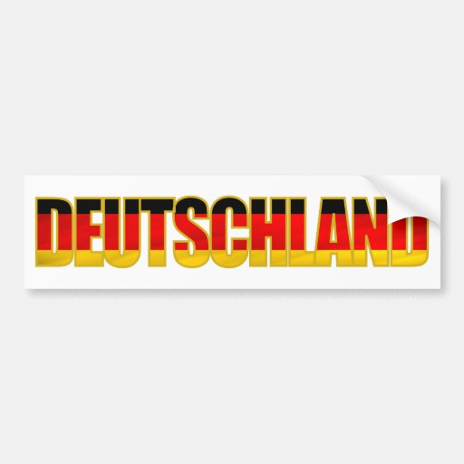 Deutschland Bumper Bumper Stickers