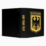 Deutschland Eagle -  German Coat of Arms 3 Ring Binder