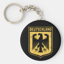 Deutschland Eagle -  German Coat of Arms Key Chain