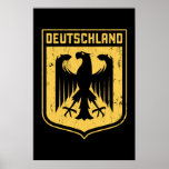Deutschland Eagle -  German Coat of Arms Print