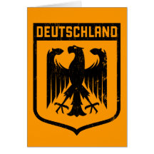 Deutschland Eagle -  Germany Coat of Arms Greeting Cards