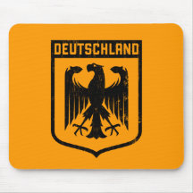 Deutschland Eagle -  Germany Coat of Arms Mousepads