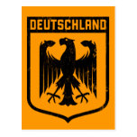 Deutschland Eagle -  Germany Coat of Arms Postcard
