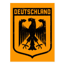 Deutschland Eagle -  Germany Coat of Arms Postcard