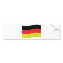 Deutschland Fahne icon Bumper Stickers