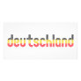 Deutschland flag colours!