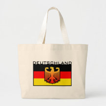 Deutschland Flag Tote Bags