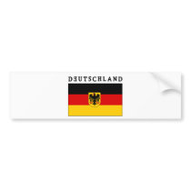 Deutschland Flagge Bumper Sticker