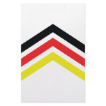 Deutschland Flagge icon Customized Stationery