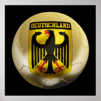 Deutschland Football1 Poster