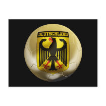 Deutschland Football Post Card