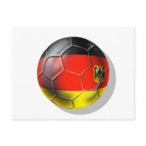 Deutschland Fußball 2010 soccer ball gifts Postcard