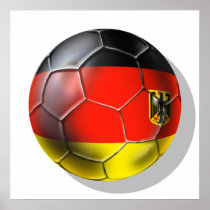 Deutschland Fußball 2010 soccer ball gifts Poster